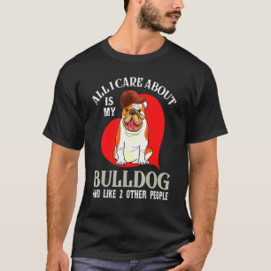Camiseta Cachorro Buldogue Inglês