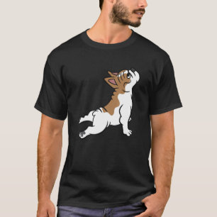Camiseta Cachorro Bulldog Francês Fofo Ioga Bulldog Francês