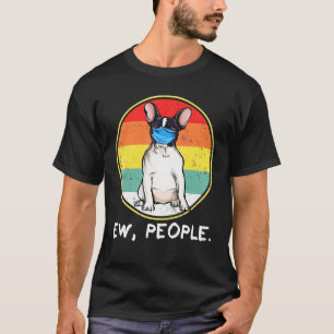 Camiseta Cachorro Bulldog Francês Vintage Ew Pessoas Usando
