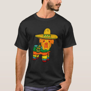 Camiseta Cachorro Bulldog Inglês Engraçado Chapéu Sombrero