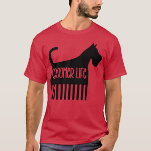Camiseta Cachorro Cachorro Alinhando Pet Puppy Comb Shepper
