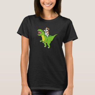 Camiseta Cachorro Cachorro Andando Rex Dinossaur Cachorro