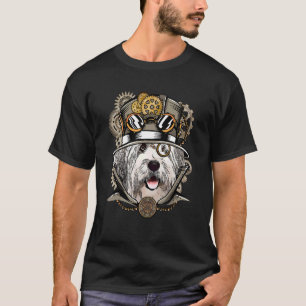 Camiseta Cachorro-Cachorro Antigo Inglês