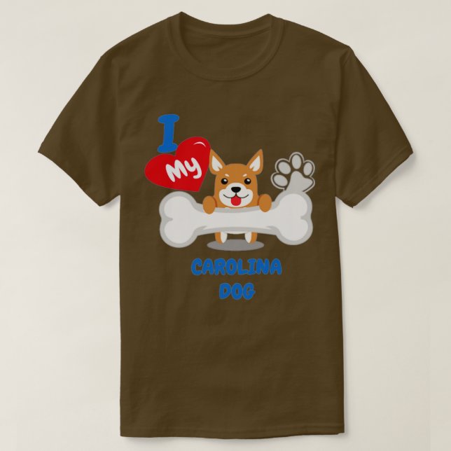 Camiseta Cachorro Cachorro Bonito Dão Ideia Cachorros Engra (Frente do Design)