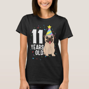 Camiseta Cachorro Cachorro Cachorro 11 Bir, 11 anos de idad
