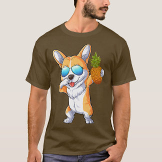 Camiseta Cachorro Cachorro Cachorro Abacaxi Fruta Tropical