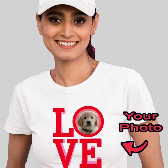 Camiseta Cachorro Cachorro Cachorro Adormecido Foto Persona (Criador carregado)