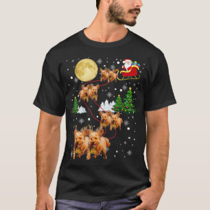 Camiseta Cachorro Cachorro Cachorro Árvore Natal Docinho Xm