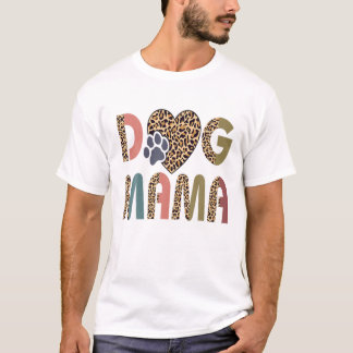 Camiseta Cachorro Cachorro Cachorro Cachorro Padrado Leopar