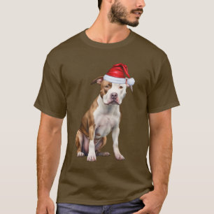 Camiseta Cachorro Cachorro Cachorro Gelado Feliz Natal