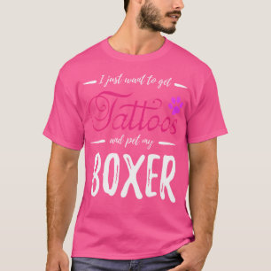 Camiseta Cachorro Cachorro Cachorro Tatuagem Engraçada Cach
