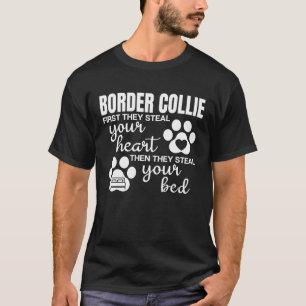 Camiseta Cachorro Cachorro Com Collie De Borda