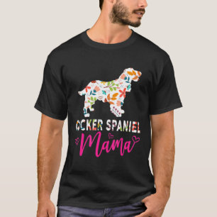Camiseta Cachorro-Cachorro da Mama Spaniel