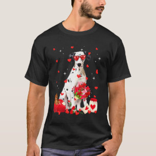 Camiseta Cachorro Cachorro Dalmaciano Namorados Diversão Ca