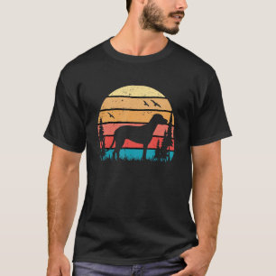 Camiseta Cachorro Cachorro Dalmático Puppy Retro Sunset