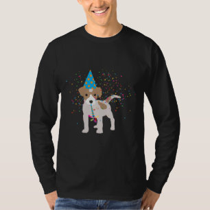 Camiseta Cachorro - Cachorro de animais tendo festa
