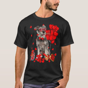 Camiseta Cachorro-Cachorro Engraçado Cachorro-Dia de os nam