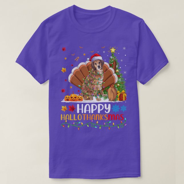 Camiseta Cachorro Cachorro Feliz Brittany Spaniel Cachorro  (Frente do Design)