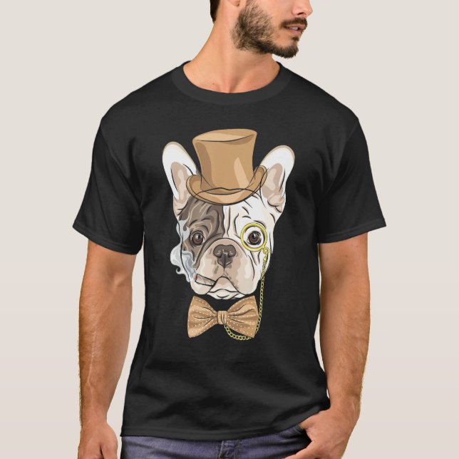Camiseta Cachorro Cachorro Francês Cachorro Cachorro (Frente)