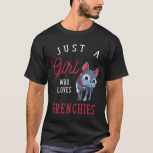 Camiseta Cachorro Cachorro Francês Pet Mãe Meninas Francês