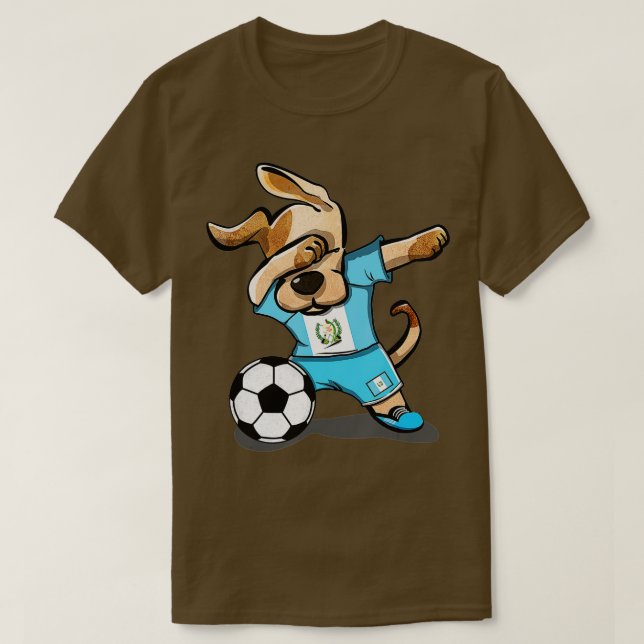Camiseta Cachorro Cachorro Guatemala Futebol guatemalteco P (Frente do Design)