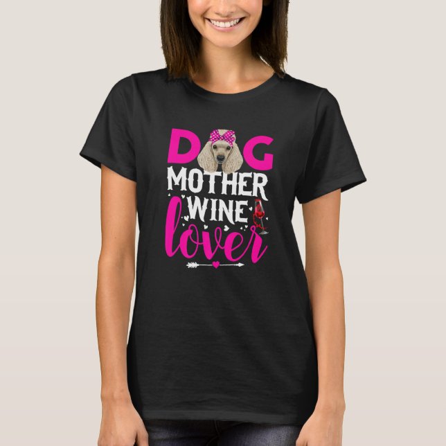 Camiseta Cachorro Cachorro-Mãe Dia de as mães (Frente)