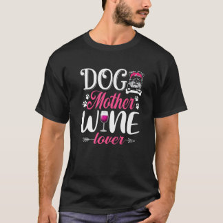 Camiseta Cachorro Cachorro Mãe Vinha Pão-Vinho Cachorro Cac
