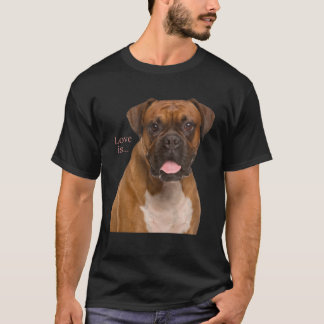 Camiseta Cachorro Cachorro Mamãe Pai Amor É Papoila Homens