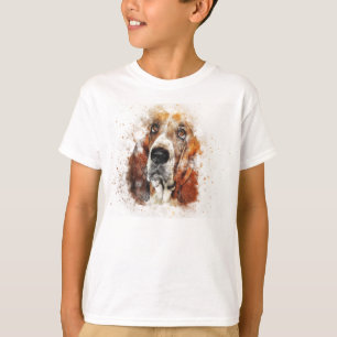 Camiseta Cachorro Cachorro Marrom Pet Branco Caçador de Cac