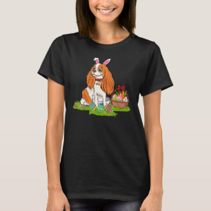 Camiseta Cachorro Cachorro Páscoa De Ovo Caçando Coelhinha