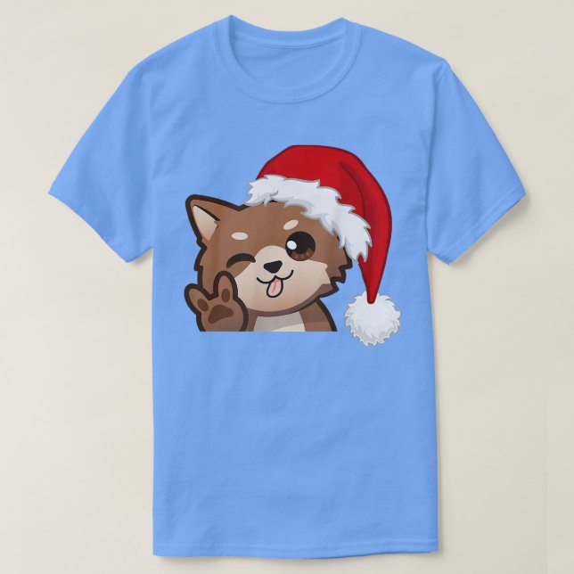 Camiseta Cachorro Cachorro Pet Puppy Natal Feliz Holanda (Frente do Design)