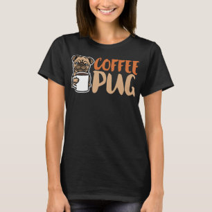 Camiseta Cachorro Café Cachorro É Amor, Eu Amo Meu Pug Baby