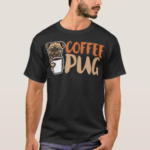 Camiseta Cachorro Café Cachorro É Amor, Eu Amo Meu Pug Baby