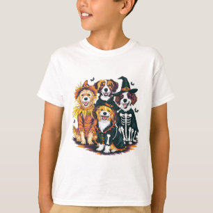Camiseta Cachorro Cai Na Estação Halloween Engraçado Cachor