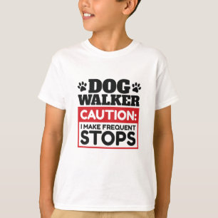 Camiseta Cachorro Caminhante Eu Faço Paragens Frequentes