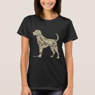 Camiseta Cachorro Camuflagem Camo Cachorro Labrador Caçando