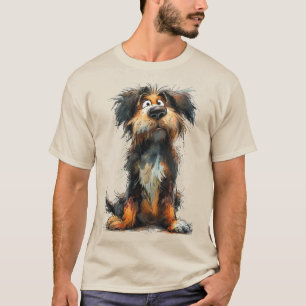 Camiseta Cachorro caprichoso fofo