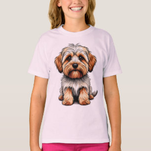 Camiseta Cachorro Cartoon Dandie Dinmont Terrier