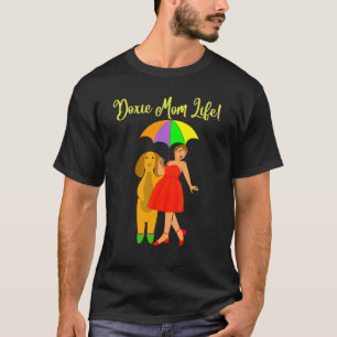 Camiseta Cachorro Casual Bonito Engraçado Cão Andando Novid