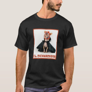 Camiseta Cachorro Chihuahua e Lucha Chihuacabra Design