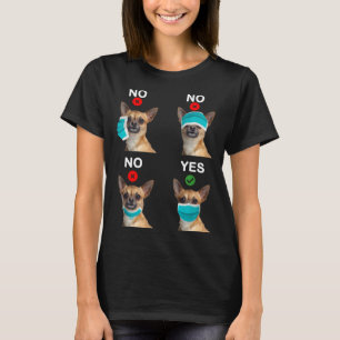 Camiseta Cachorro Chihuahua Engraçado Cachorro Em Quarto Co