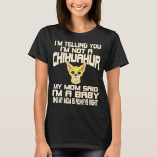 Camiseta Cachorro Chihuahua Eu estou te dizendo que eu não 
