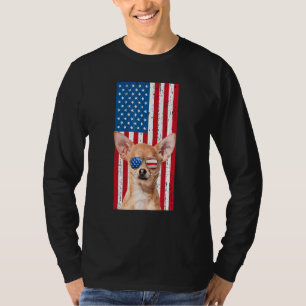 Camiseta Cachorro Chihuahua Para Homens Meninos Marrom Chiw