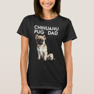Camiseta Cachorro Chihuahua Pug Puggy Pug Pugly Mops para o
