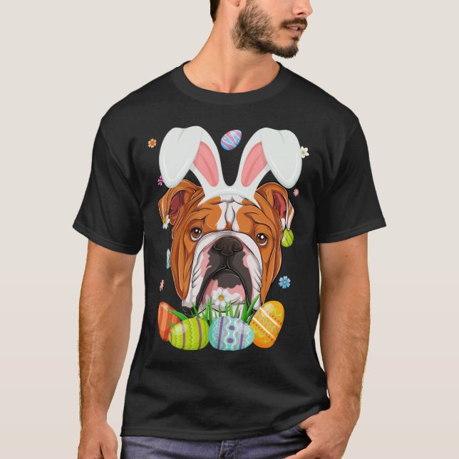 Camiseta Cachorro Coelhinho Inglês Cachorro-Grande e Ovo-Pá (Frente)