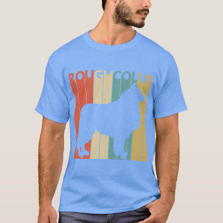 Camiseta Cachorro Collie áspero vintage