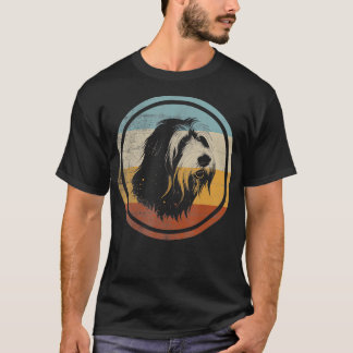 Camiseta Cachorro Collie com Estilo Retroativo