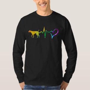 Camiseta Cachorro Colorido Batido Corante Alemão Curto