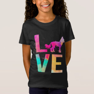 Camiseta Cachorro Colorido Chinês Detido Mamãe Oferece Cerc