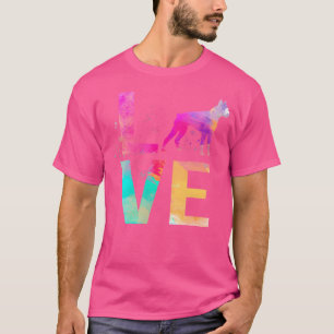 Camiseta Cachorro Colorido Mamãe Dons Boxer